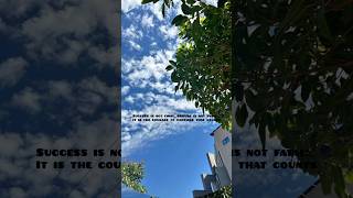 Success success fail motivation quotes clouds landscapewonders viralshort peace viral [upl. by Etteluap494]