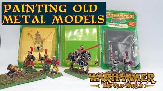 Opening and Painting Old Warhammer Models Estalian Army Progress  Warhammer The Old World Part 7 [upl. by Anitserp154]