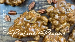 How to Make Praline Pecan Candy Easy Recipe [upl. by Burlie914]