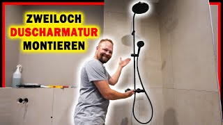 Anleitung Duscharmatur montieren  Wie geht das  Home Build Solution [upl. by Beitris154]