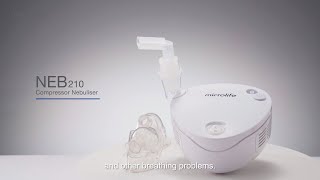 Microlife NEB 210 Innovative nebulisation system for an efficient treatment  EU Version [upl. by Cinamod]