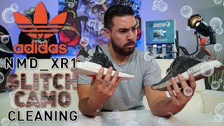 Cleaning Adidas NMD XR1 Glitch Camo [upl. by Nomzaj]