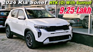 2024 New Kia Sonet HTK Optional Review and Price ✅🔥 l Kia Sonet HTK O ✅ l sonet htk optional [upl. by Gaile]