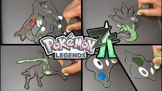 Pokémon LEGENDS ZA Pancake Art  Zygarde ALL Forme  10 Forme 50 Forme Complete Forme [upl. by Hawken]