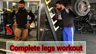 Leg day 🥵 7 exercise for BIGGER legs [upl. by Camey]