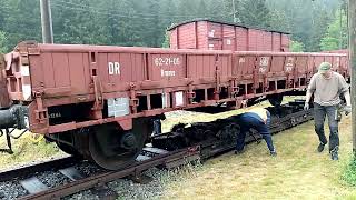 4 Rollwagengrube Schönheide Rollwagen sächsische IVk 99 584 Juli 2024 [upl. by Roy]