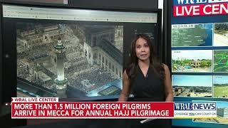 More than 15 million foreign Muslims arrive in Mecca for annual Hajj pilgrimage [upl. by Atthia]