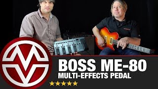 Boss ME80 Multi Effects Pedal Review [upl. by Sudnak]