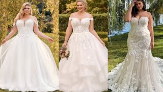 NOVIAS 2024 VESTIDOS DE NOVIA XL PARA CHICAS GORDITASDiseños Elegantes y Clasicos para Novias👰‍♀️ [upl. by Nomad]