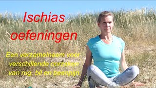 Oefeningen tegen Ischias  Yoga tegen rugpijn bekkenpijn bilpijn amp beenpijn  Yoga voor beginners [upl. by Leotie]