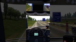 Overtaker VS Overtaker 🤣 ets2 eurotrucksimulator2 shorts [upl. by Nihhi]