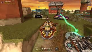 Tanki Online Shaft XT Skin Healing Emitters Augment and Crusader XT Skin gameplay no commentary [upl. by Ennayd]