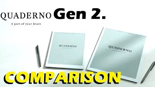 Fujitsu Quaderno A4 Gen 2 vs Quaderno A5 Gen 2 Comparison [upl. by Htir]