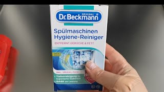 Ich teste den Spülmaschienen Hygiene Reiniger Dr Beckmann [upl. by Ardith]