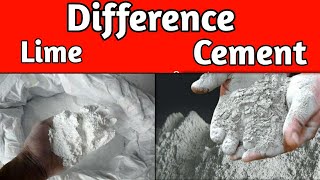 Difference Between Cement and Lime  cement and Lime  Civil Engineering In 2 Min [upl. by Nosilla]