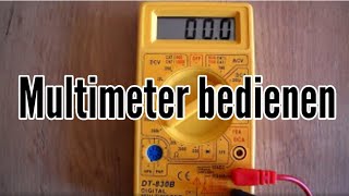 Anleitung Multimeter  Multimeter einstellen  Tutorial Multimeter bedienen [upl. by Avon]