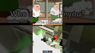 Brian and peter vs Reflection pls use a sound shorts roblox obby acidescape familyguy memes [upl. by Jaynes598]