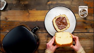 Rezept für Panettone mit NussNougatKern aus dem Philips Airfryer [upl. by Nava]