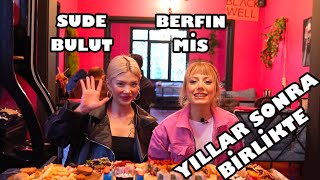 SUDE BULUT ile UZAKDOĞU YEMEKLERİNİ DENİYORUZ  Yıllar sonra birlikte Mukbang Challenge  Berfin Mis [upl. by Norvil]