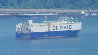 GLOVIS CONDOR Vehicles Carrier Port of Tacoma United States [upl. by Dominique]