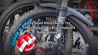 Review Delium Tire amp Mudguard Indonesia [upl. by Ecnarret196]