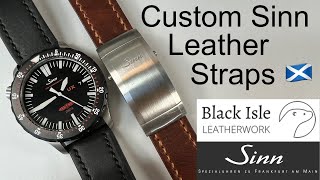 Custom Leather Straps for Sinn Clasps [upl. by Ttam]