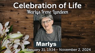 Celebration of Life Marlys Lundeen November 9 2024 [upl. by Hakeber]