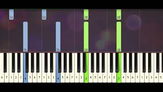 Castle Rock Theme piano tutorial synthesia acoustic by Piano Sheet Music [upl. by Furlani]