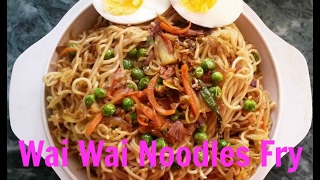 Wai Wai Noodles Fry Nepali Food Recipe beautifullife 🍴 32 [upl. by Pelagi]