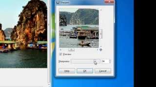 How to Use the Levels Curves and Sharpening Tools in GIMP [upl. by Htebazileyram]