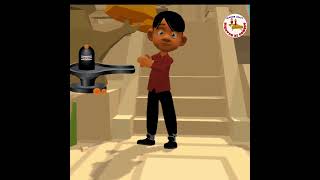 cartoon shiv kidssongs comedy omdayrenaomnamahshivaye inhindi funny ॐ卐 [upl. by Ecirbaf510]