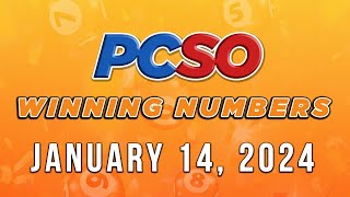 P49M Jackpot Ultra Lotto 658 2D 3D and Superlotto 649  January 14 2024 [upl. by Idihc]