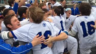 Watch Detroit Catholic Central celebrate winning the Division 1 lacrosse state championship [upl. by Hild]