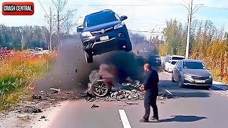 200 SHOCKING Car Crashes Moments Compilation 2024 Idiots in Cars Caught On Camera [upl. by Yahska]