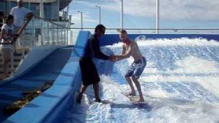 Oasis of the Seas Flowrider [upl. by Nesila]