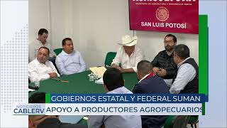 Analiza la Sedarh y la Sader ofrecer más apoyos a los productores agropecuarios potosinos [upl. by Atla684]