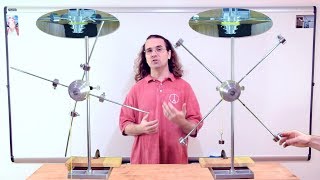 Demonstrating Rotational Inertia or Moment of Inertia [upl. by Sussi]