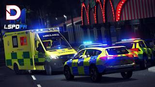 RAPID RESPONSE MEDIC  PulseEMS 20  GTA 5 British Police Mod  UK LSPDFR [upl. by Assin213]