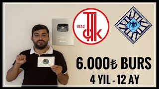 6000₺ KARŞILIKSIZ BURS  TÜRK DİL KURUMU BURSU amp TÜRK TARİH KURUMU BURSU BAŞVURU NASIL YAPILIR [upl. by Lema]