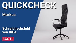 IKEA Markus Schreibtischstuhl im FACTS Test [upl. by Ettenom317]