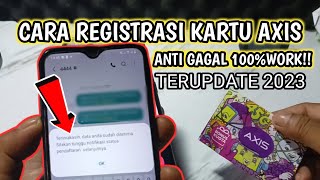 CARA REGISTRASI KARTU AXIS 2023CARA REGISTRASI KARTU AXIS LEWAT SMS 4444 [upl. by Katharine140]