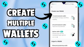 How To Create Multiple Wallets In Bitget Wallet [upl. by Nibbor838]