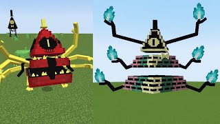 BOSS Bill Cipher Gravity Falls MOD in Minecraft [upl. by Silado]