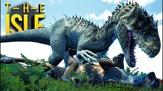 The Isle  INDOMINUS REX Chegou Mais De 100 Dinossauros Na ILHA  220 PTBR [upl. by Eliathas]