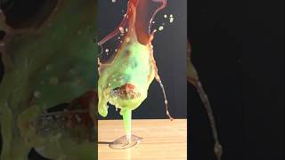 GreenRed Splash  Slow Motion [upl. by Annyahs606]