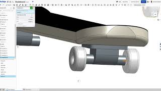 Modeling a Skateboard in Onshape CAD [upl. by Odnavres227]