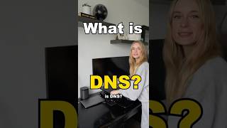 What is DNS Explained simply 💡 tech technology coding techfacts [upl. by Ymmij]