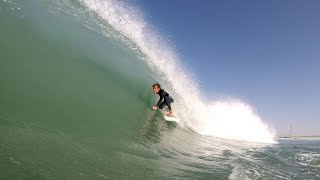 Surf coaching  Maroc  Tim Ehrhard 13yo [upl. by Ymarej]