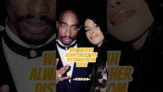 Do you know why Aaliyah always kept her distance from Tupac？celebrity tupac 2pac aaliyah [upl. by Elenahc]