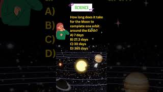 How much time moon takes to orbit around the earth solarsystem universe [upl. by Leverett381]